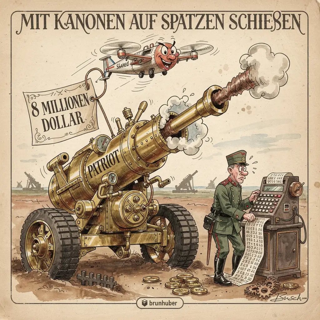 Mit Kanonen auf Spatzen